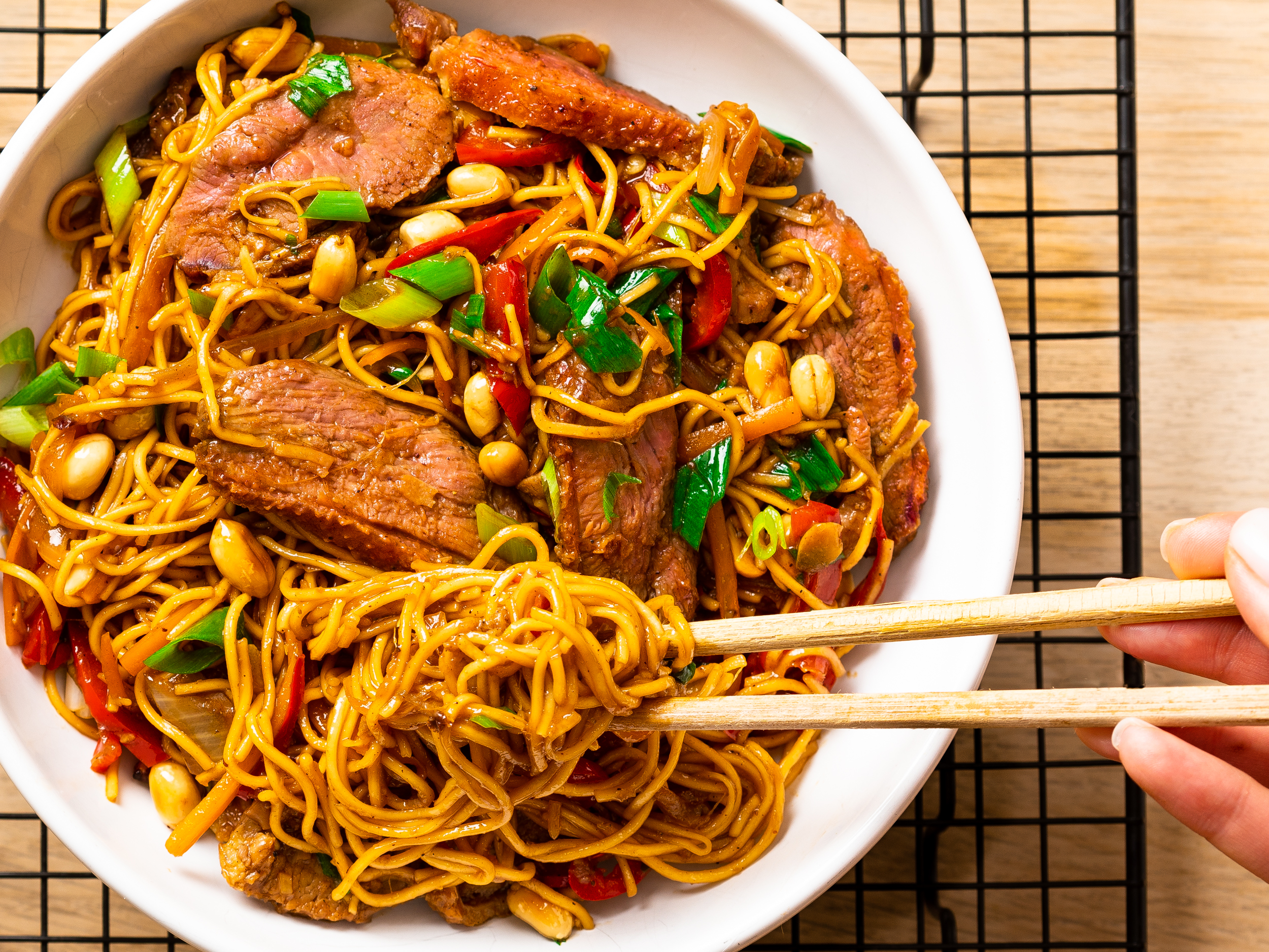 Five-spice Duck and Noodles in Chinese Style